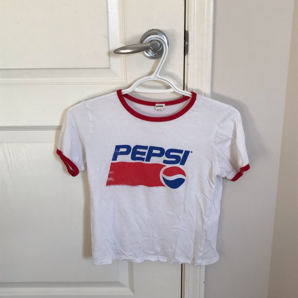 Retro Vintage PEPSI 🥤 Baby Tee Top from Garage XS